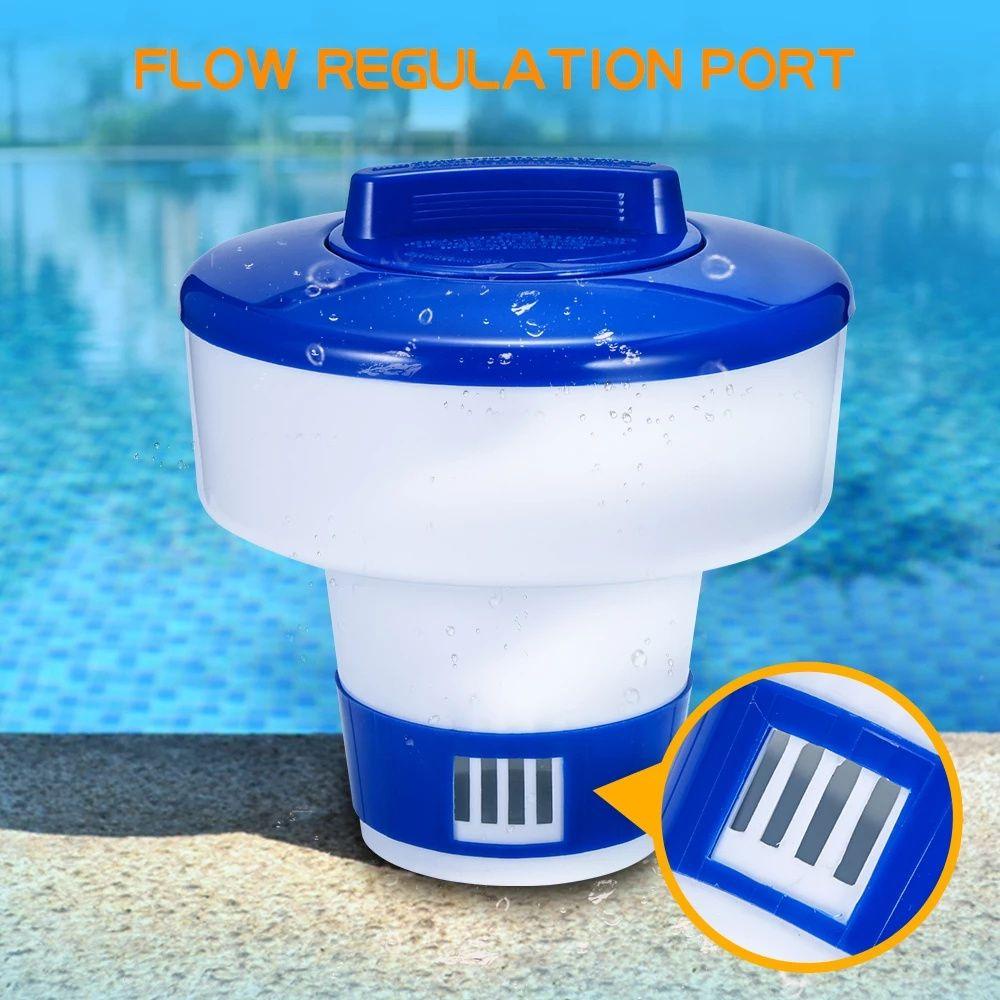 Suyo Dispenser Klorin Apung Portable 8 &quot;Untuk Filter Air Kolam Renang