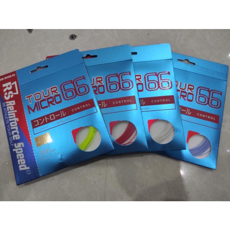 [ORIGINAL]SENAR RAKET BADMINTON RS TOUR MICRO 66