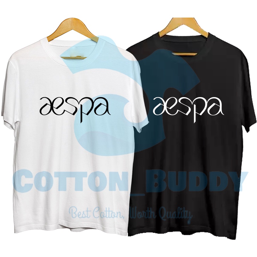 BAJU KAOS TSHIRT AESPA KPOP BESAR TULISAN BESAR OVERSIZE KARINA WINTER