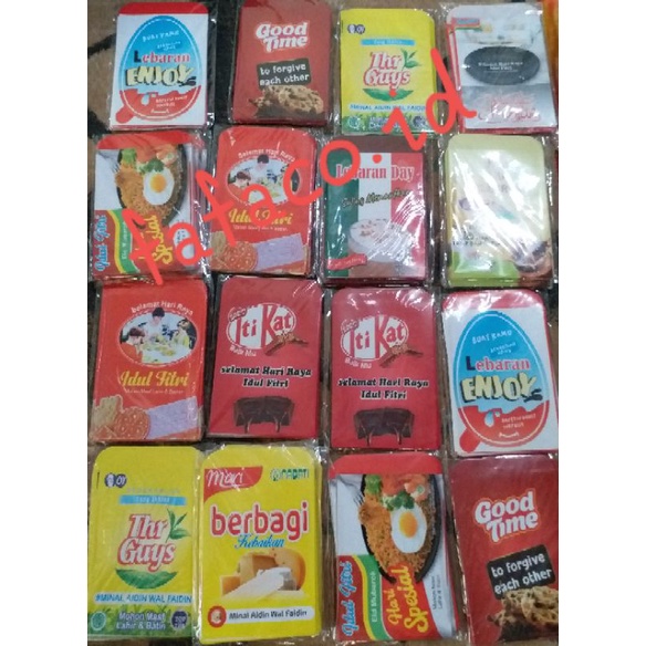 

Amplop lebaran snack plesetan isi 10