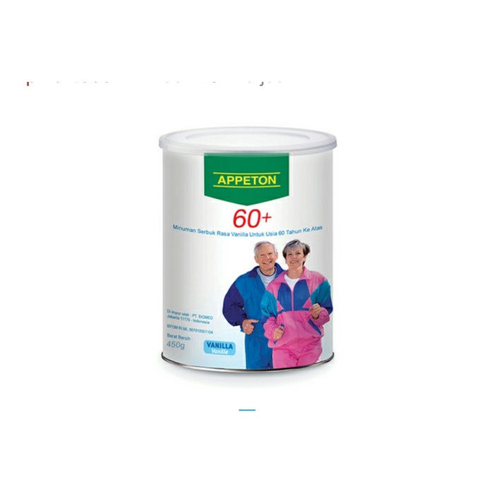 

Badanberat- Appeton 60+ Vanilla (Susu Nutrisi Orang Tua) -Penambah-Berat-Badan.