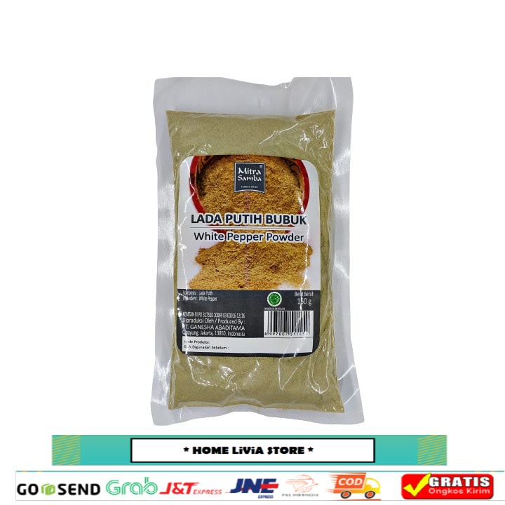 

Mitra Samba Lada Putih Halus 150 gr
