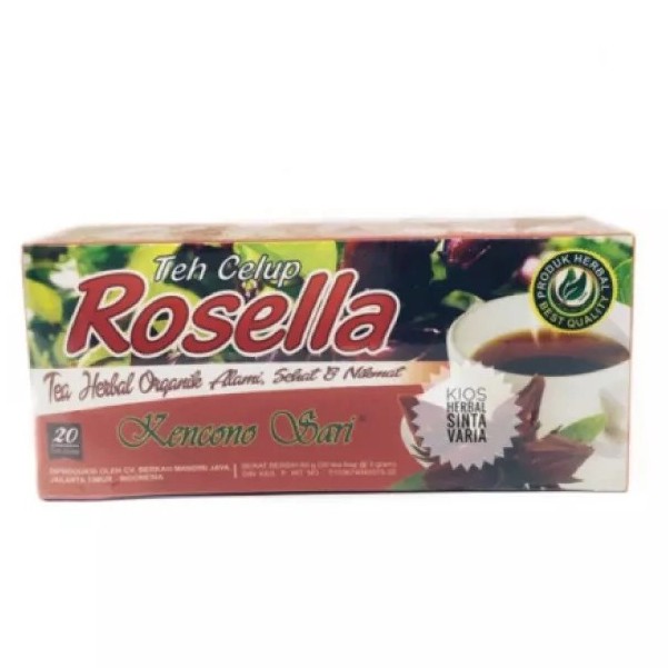 

Kencono Sari Teh Celup Rosella Teh Herbal - 20 teabag