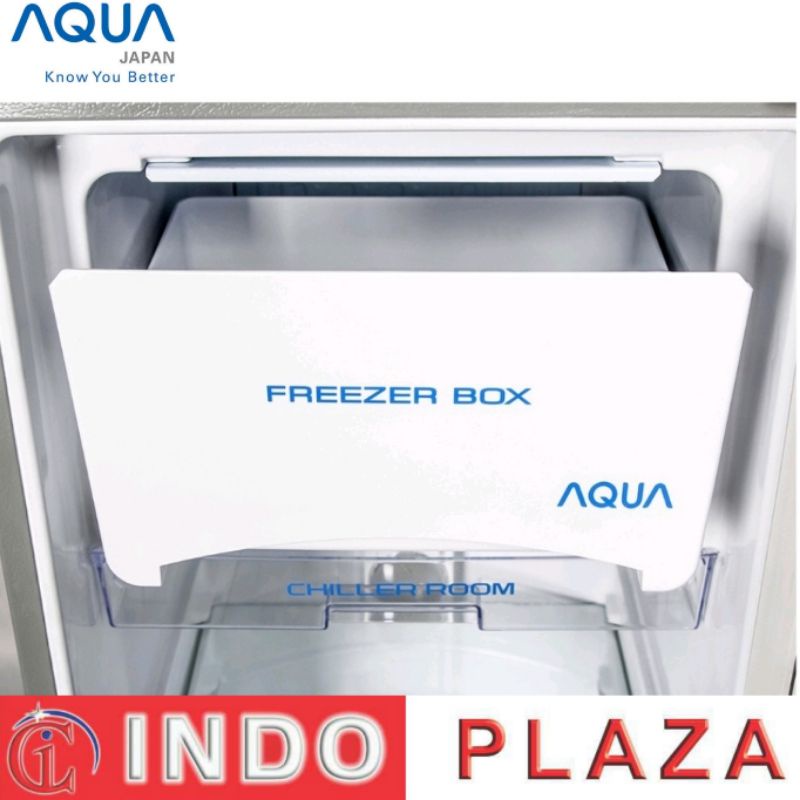 Kulkas 1 pintu AQUA AQR-D190 / AQR D190 model bunga dan polos