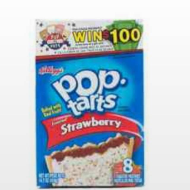 

PopTarts Strawbery strawberi 416gr cereal sereal biskuit bar