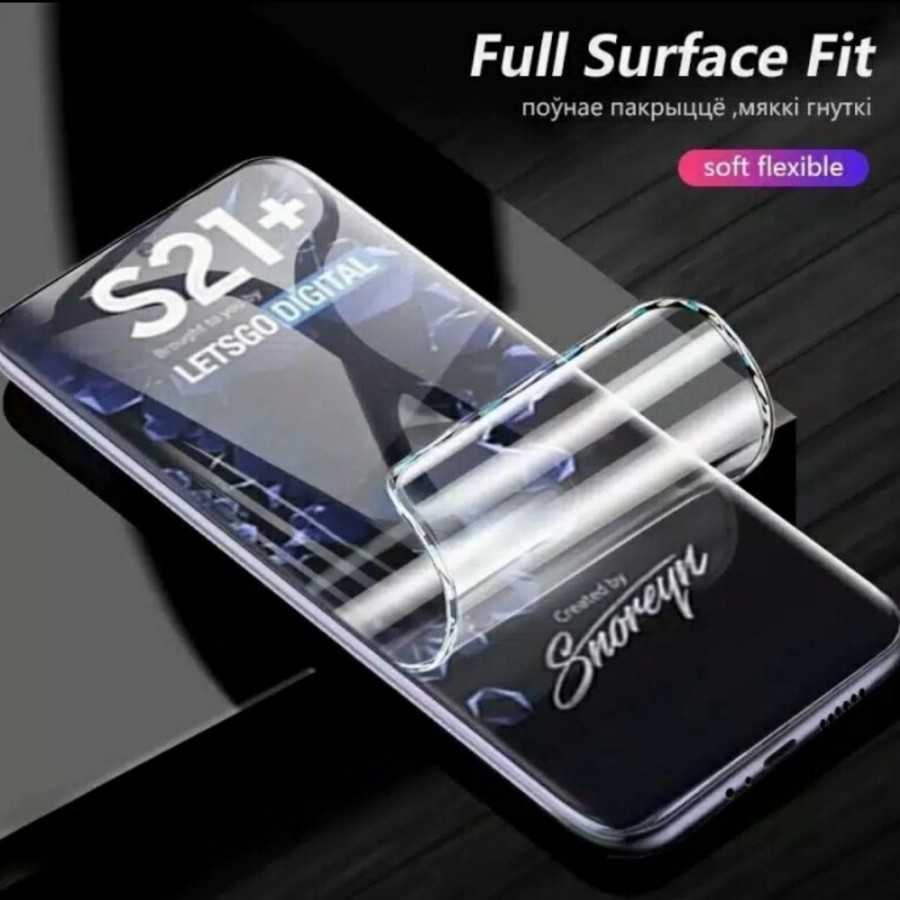 SAMSUNG S21/S21 PLUS/S21+/S21 ULTRA HYDROGEL ANTI GORES CLEAR DEPAN GEL FRONT FULL COVER BENING SCREEN GUARD PELINDUNG LAYAR