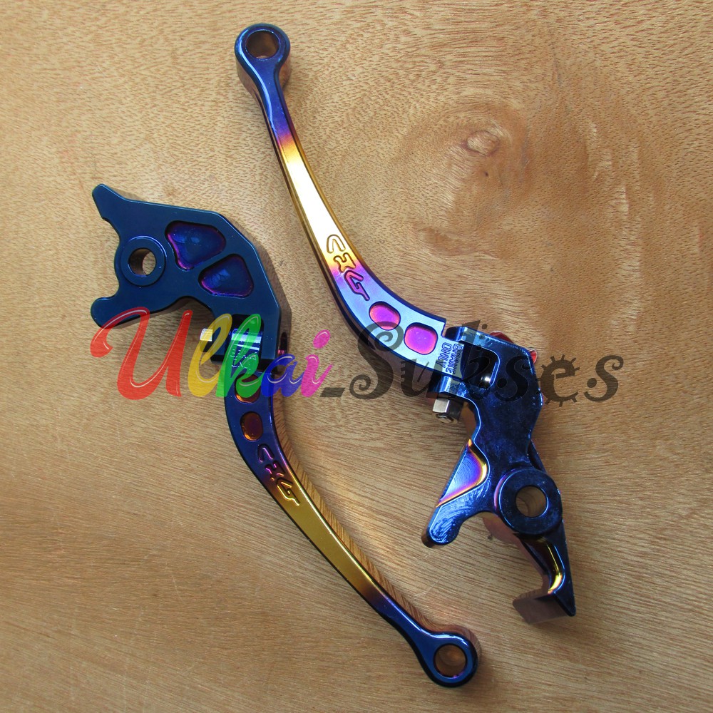 Handle Rem Motor l Variasi Aksesoris Motor Handle Rem Lipat 2 Tone CNC CR9 l Handle Brake Nmax l Vario l Scoopy l Pcx Murah Thailook Hight Quality