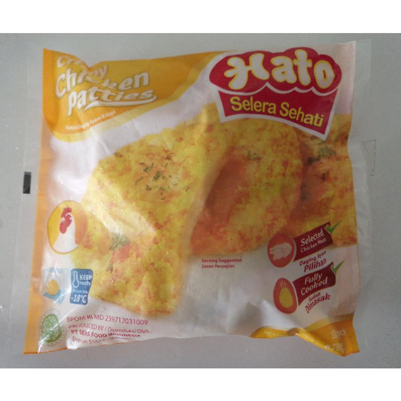 

hato crispy chicken patty 670gr