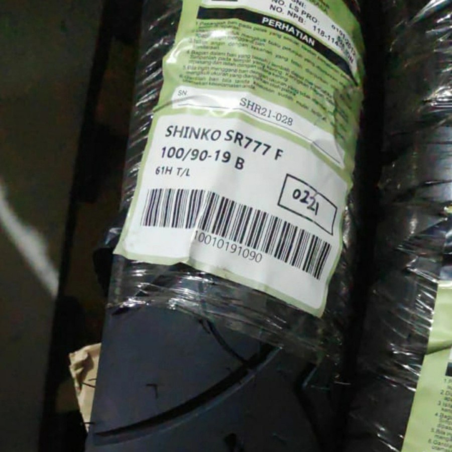 SHINKO SALE PAKET BAN SEPASANG SR 777 160/80/15 & 100/90/19 NEW 2021