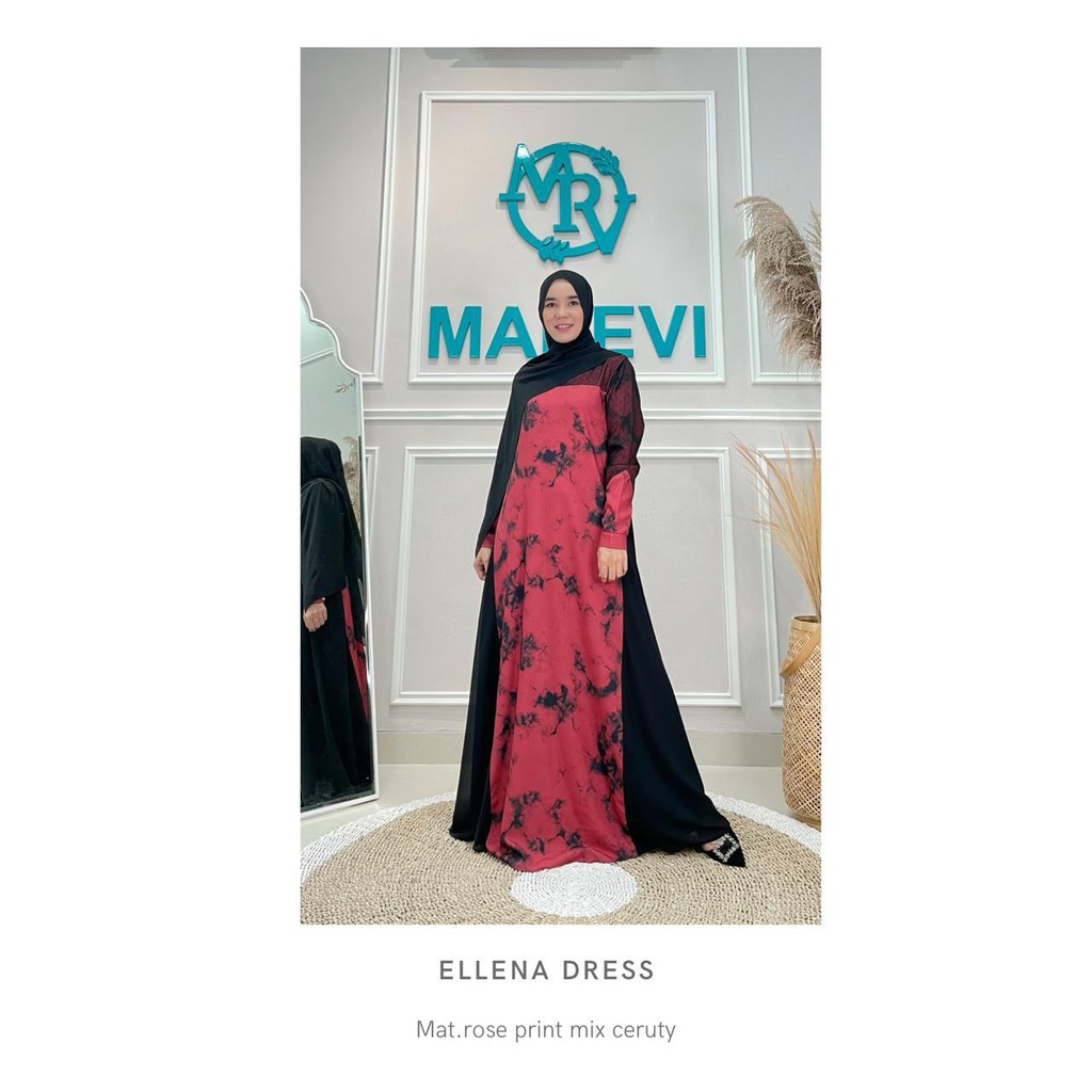 GAMIS JUMBO ELLENA Dress JUMBO Dress by MAREVI Official ORI #59