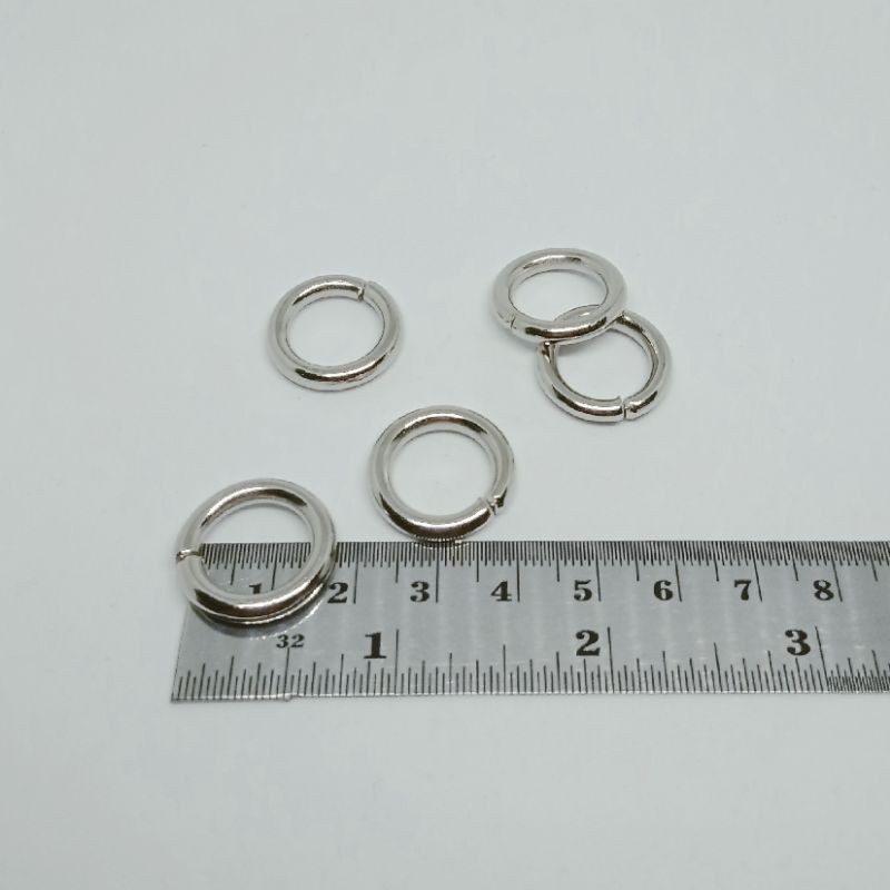 RING O BULAT BESI UKURAN 1.5 CM TEBAL NIKEL