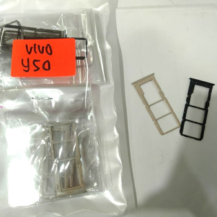 Tempat Dudukan Simcard Simtray Sim Tray Card Lock Vivo Y50