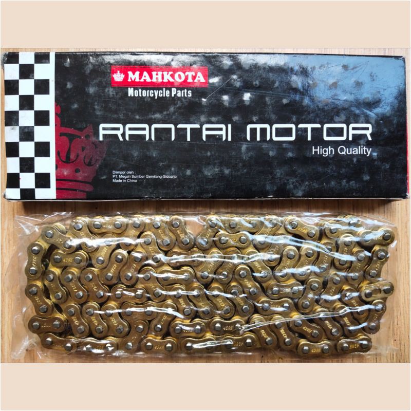 Rantai Motor Emas/Gold Chain 428H-140L CB150R/CB 150/New/Verza #NO SSS