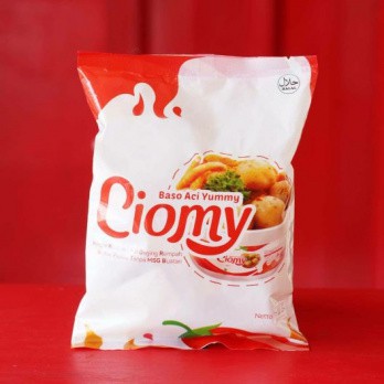 

CIOMY {BASO ACI} {kemasan pouch}, NON MSG, Ciomy kuah, Pedas