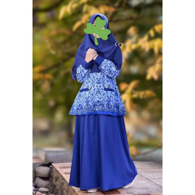 Gamis SERAGAM Batik  KOPRI model SETELAN  SIZE S.M.L.XL