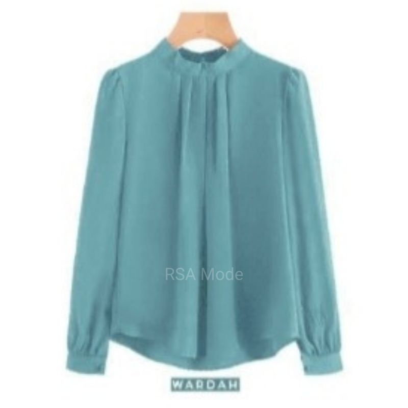 Baju Atasan Blouse Wanita Korean Style S, M, L, XL, XXL, XXXL, 4L, 5L Jumbo LD 90, 94, 98,104,110,120,130,140-3