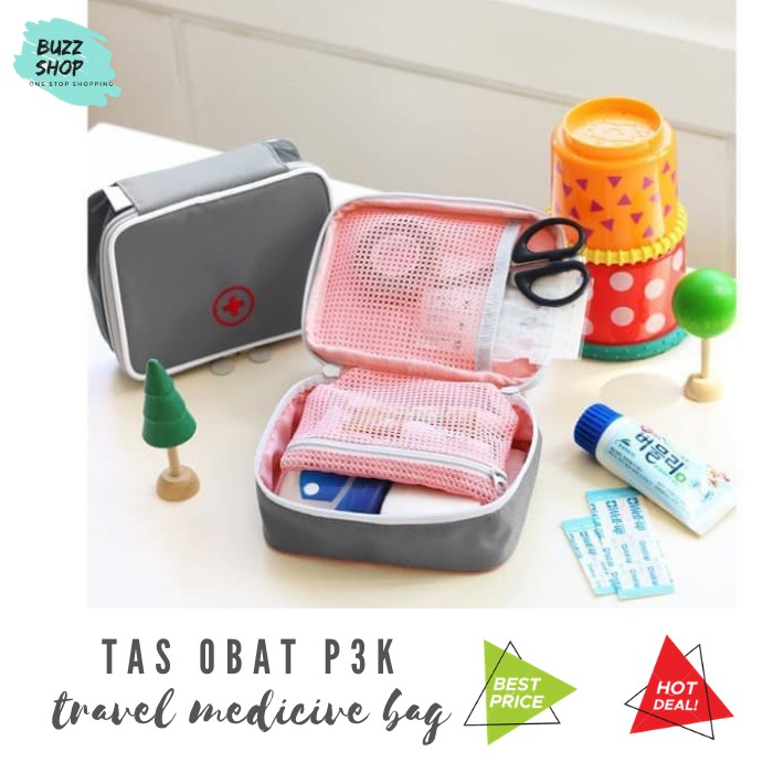 Tas Obat / Tempat Obat P3K / Medicine Travel / Medicine Bag