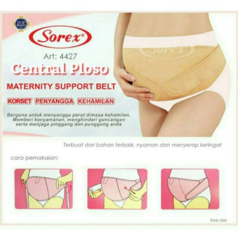 Korset penyangga kehamilan Sorex Maternity support Belt/ Korset ibu hami