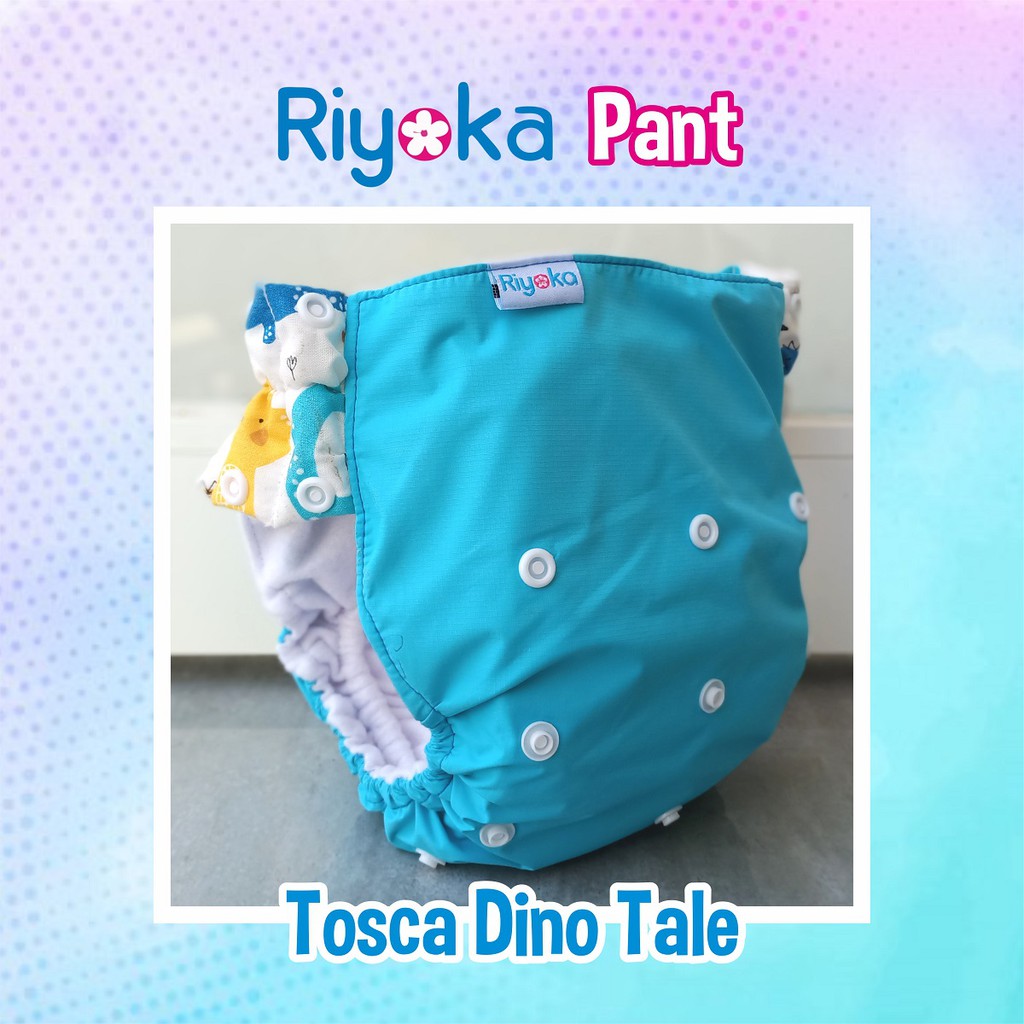 PROMO Popok Clodi Kain Cuci Ulang Riyoka Pant Celana Jumbo 7 -25 kg Beli 4 Gratis 1 pack Menspad