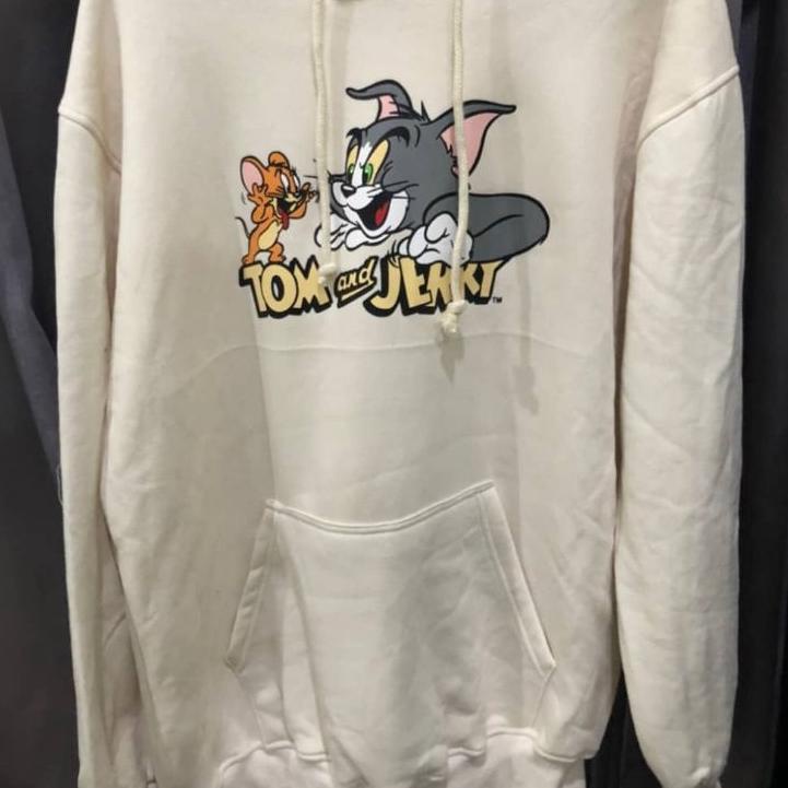 Menarik.. HOODIE h&m TOM and JERRY/STAFF/LOVE IS BLIND/GARFIELD/SIMPSONS/NIRVANA NEVER MIND/RICK MOR