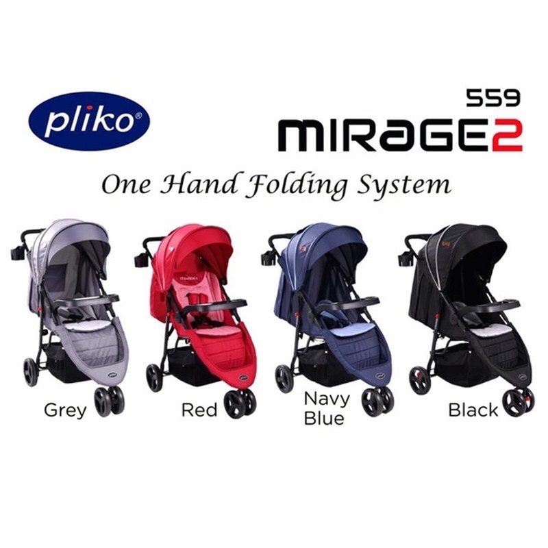 PLIKO STROLLER BABY MIRAGE 2/KERETA DORONG BAYI PLIKO MIRAGE