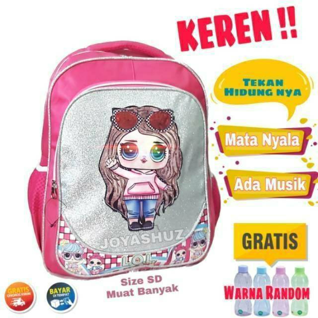 Ransel Anak Sekolah / Tas Sekolah Anak Perempuan / Tas Ransel LOL / Tas Anak Perempuan / Joyashuz