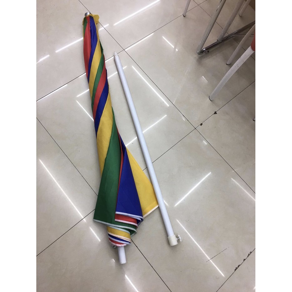 Payung tenda - Cafe - Pantai - Parasol warna Pelangi - Rainbow 240cm - MURAH