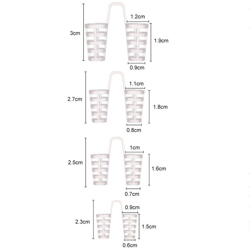 Alat Bantu Anti Ngorok 4 PCS - Transparan