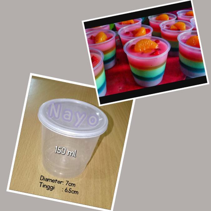 CUP 150 ML, CUP SELAI, CUP PUDING, TEMPAT AGAR
