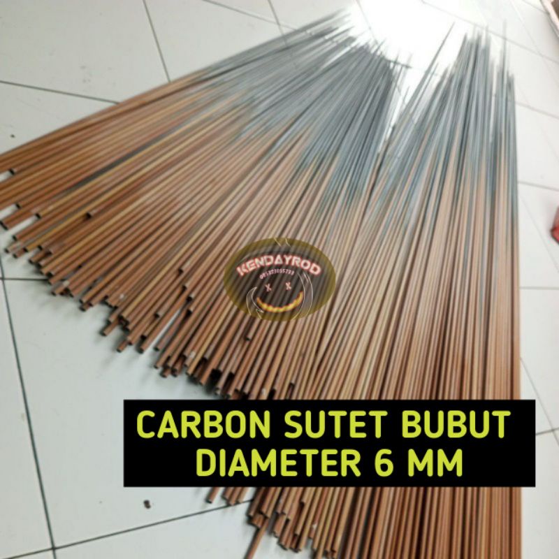 CARBON SUTET BUBUT 6 MM 150 CM