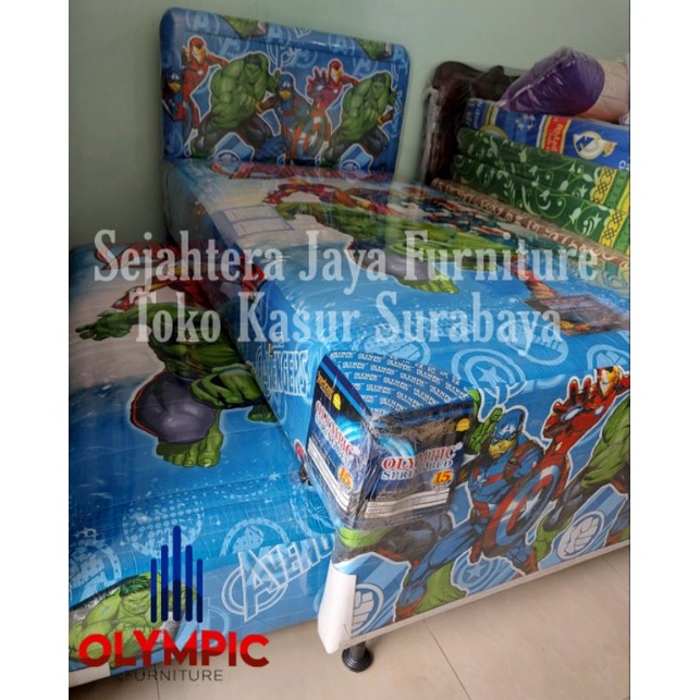 SET Springbed 2in1 Olympic 120x200cm Sorong Anak