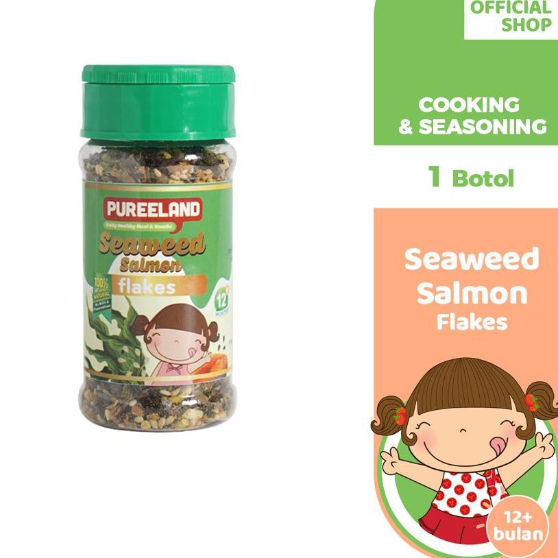 

PALING HOT!! (ihn-491) Pureeland Seaweed Salmon Flakes / MPASI Bay Organik / Bumbu MPASI / Bahan Mpa