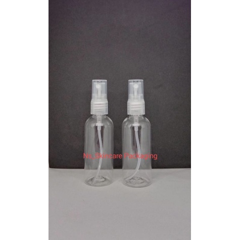 botol spray 60ml (tutup spray bening/natural)
