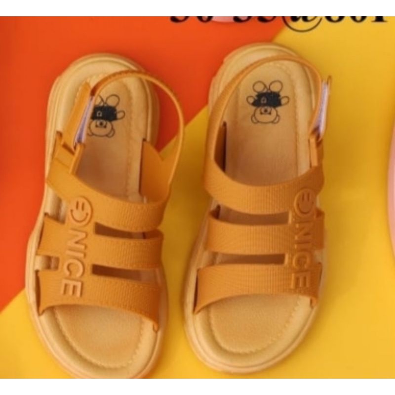 SANDAL TALI ANAK JELLY TERBARU