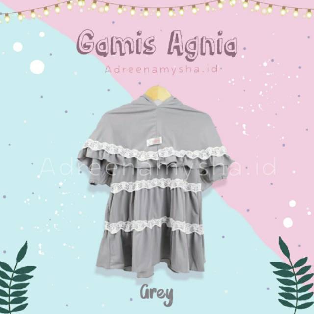 Gamis Agnia ukuran 4-6 tahun / Gamis Anak