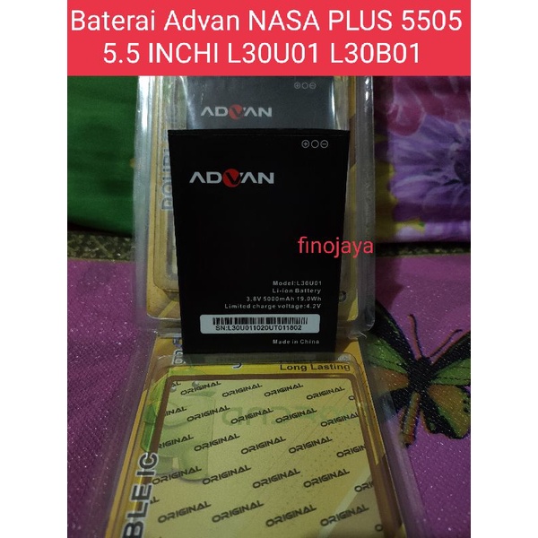 Baterai Advan Nasa PLUS 5505 5.5 INCHI Battry Advan L30U01 L30B01