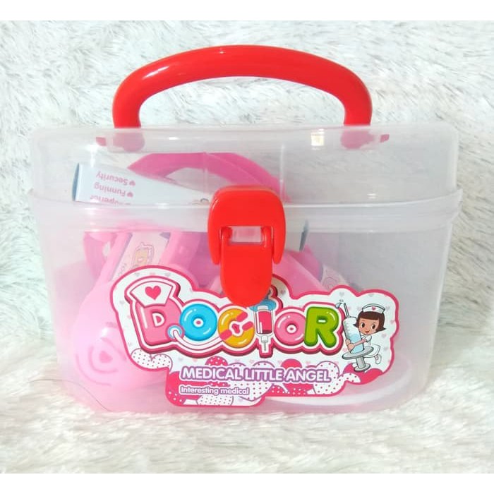 Mainan Anak Perempuan Bear Doctor - Mainan Dokter Dengan Box