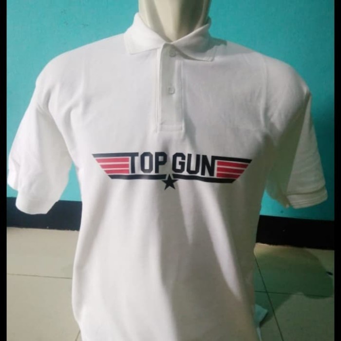 BIG SIZE 3XL 7XL...kaos kerah/polo shirt/baju keren FILM TOP GUN