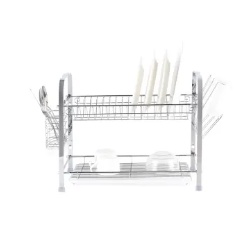 STARLIGHT DISH RACK 2 TIER TRANSPARENT / Starlight Rak Piring 2 Tingkat by informa