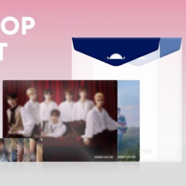 ENHYPEN Clear Mini Poster + Envelope