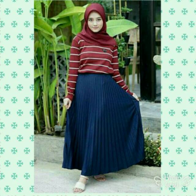 ROK PLISKET MAYUNG WANITA/ ROK PLISKET DEWASA BIG SIZE JUMBO/ROK PLISKET MAXY SKIRT