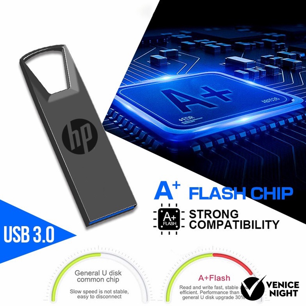 (SF) Flashdisk USB 3.0 Kapasitas 128 / 256 / 512GB / 1TB / 2TB Bahan Logam Tahan Air