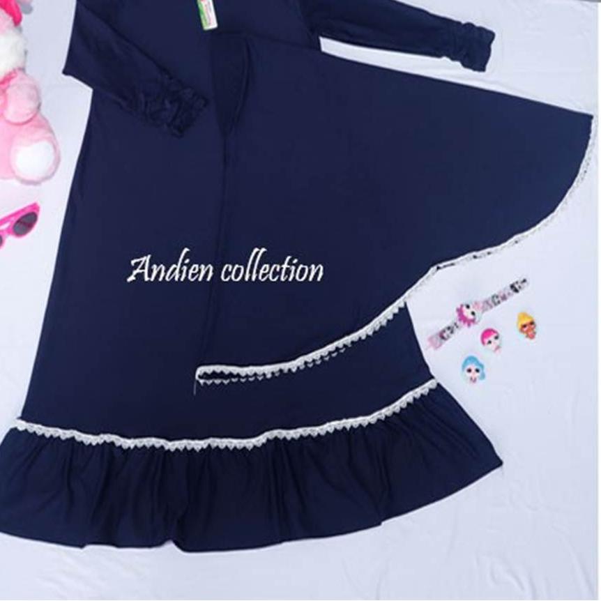 Gamis plus Jilbab Anak Perempuan / Setelan Gamis Anak Cewek Usia 1 2 3 4 5 6 7 Tahun