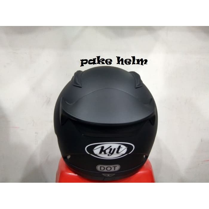 NEW PRODUK !!! HELM KYT RC 7 RC SEVEN SOLID HITAM DOFF FULL FACE RC7 HU257