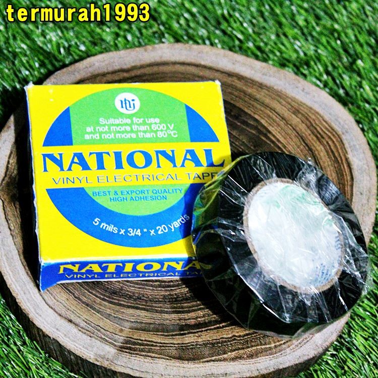 Solasi Listrik Kabel Tebal Nasional Hitam