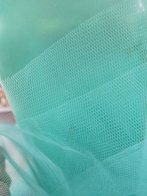 Kain Tile Hampers Meteran Toska