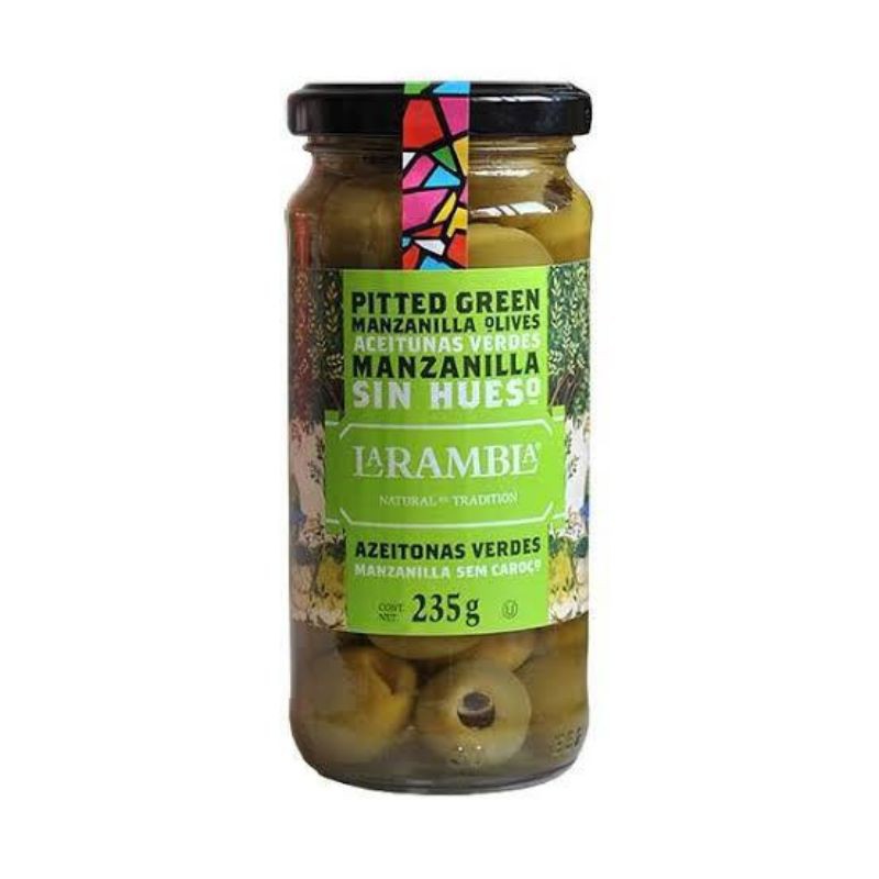

AD La Rambla Pitted Green Olives / Buah Zaitun 235gr