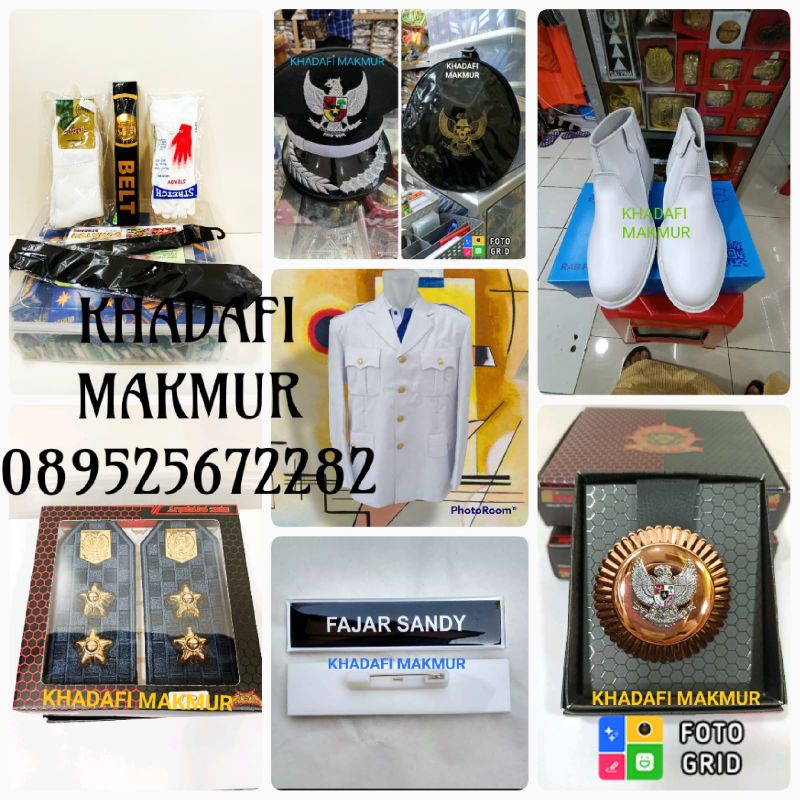 Seragam/setelan PDU lurah terbaru pria dan wanita