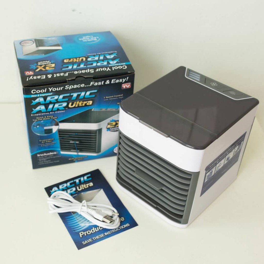 Arctic Air Ultra 2X Power Kipas Mini AC Cooler Portable Anti Bocor - Pendingin Ruangan Portable