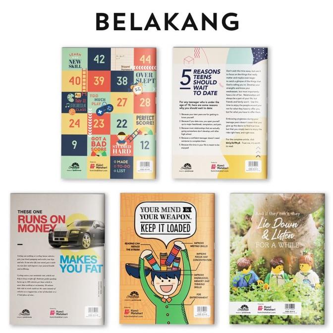 

NEW BUKU TULIS KACA CATATAN SEKOLAH QUOTE MOTIVASI INSPIRATIF 2018 SET B #T;